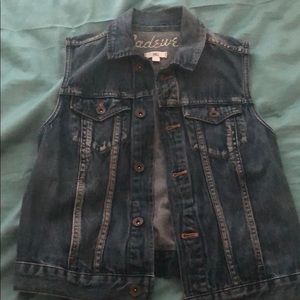 madewell denim vest
